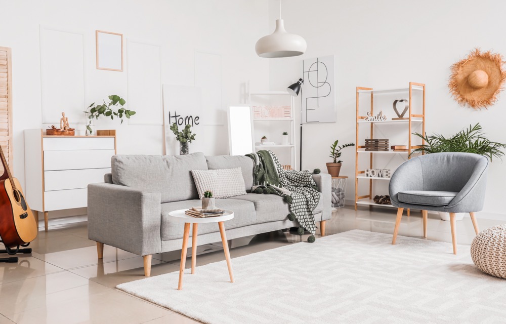 Aký nábytok je typický pre modernú obývačku?